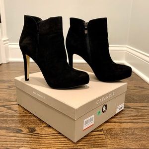Café Noir stiletto black booties size 40